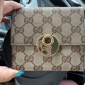 Gucci Brown Monogram Women's Wallet